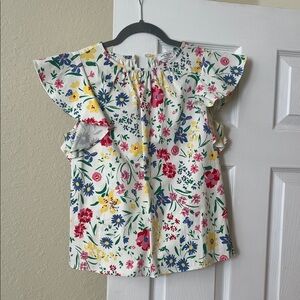 Kate Spade Multicolor Floral Kids Blouse